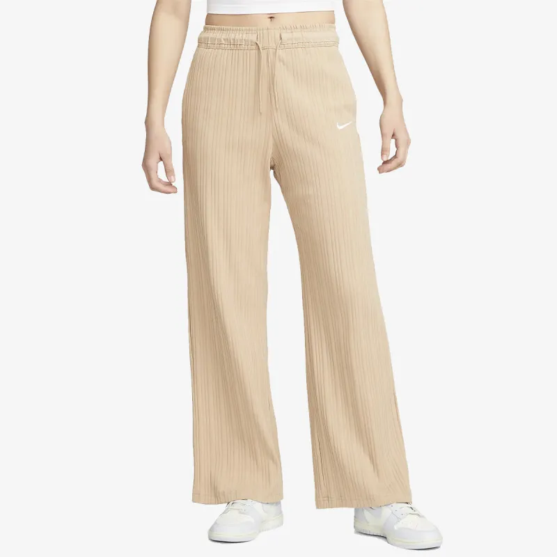 NIKE W NSW JRSY RIB WIDE LEG PANT