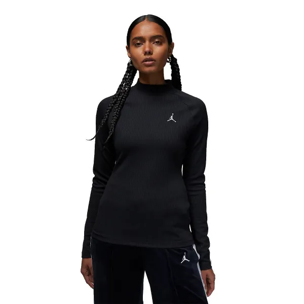NIKE W J FLIGHT LS RIB TOP