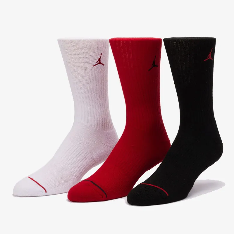 NIKE U J EVERYDAY CUSH POLY CREW 3PR -  144 