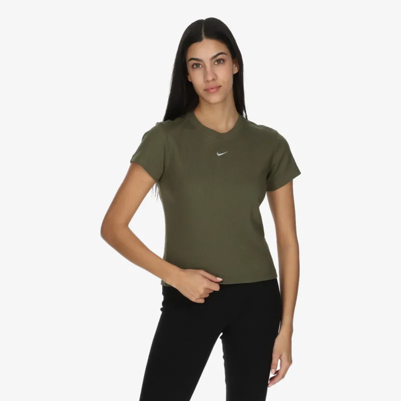 NIKE W NSW RIB  TGHT SS TEE 