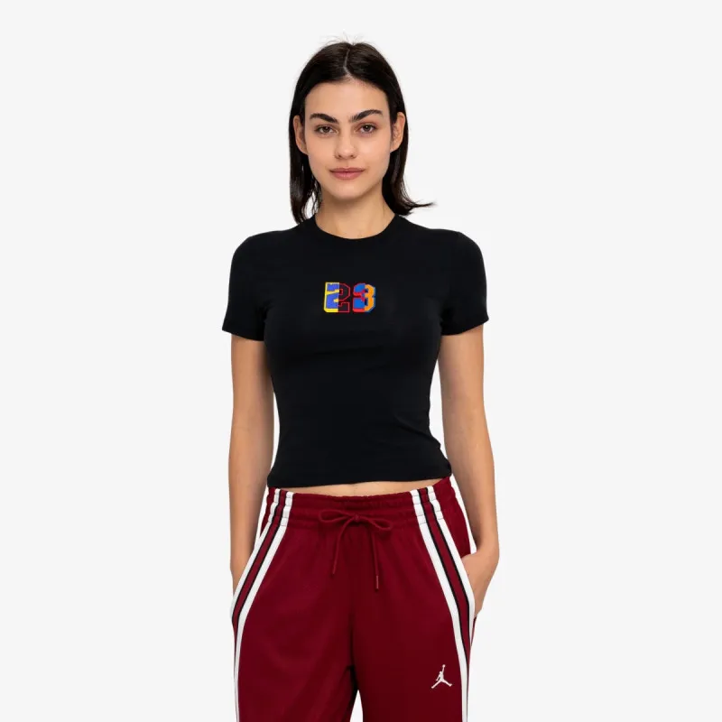 NIKE W J FLT SS TMID GFX TEE 23 