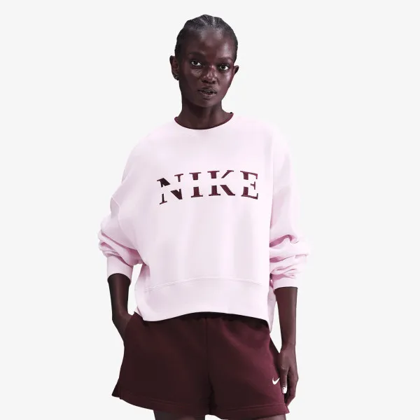 NIKE W NSW PHNX FLC CREW GLS