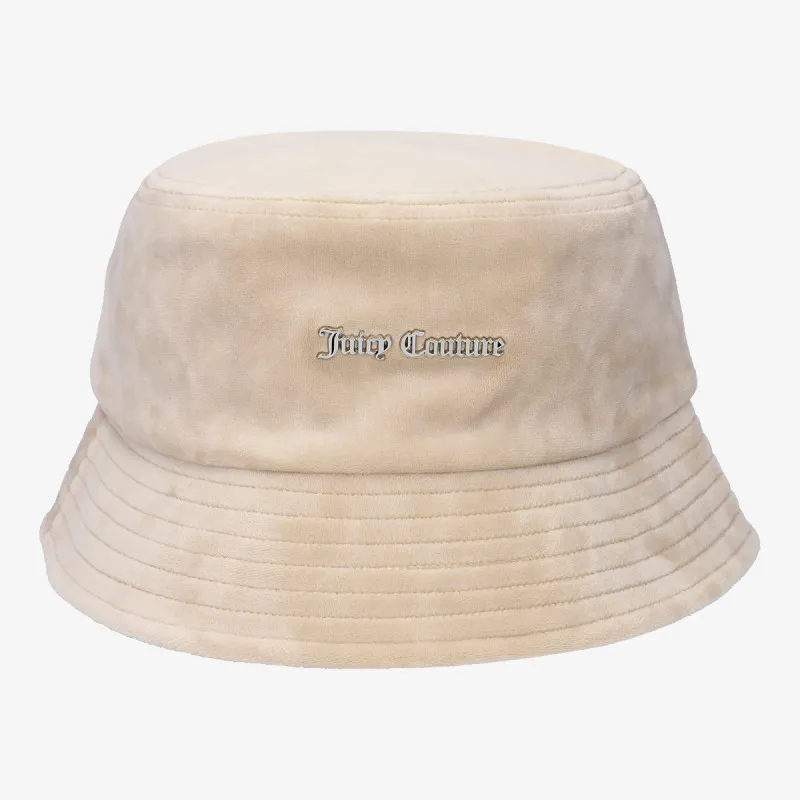 JUICY COUTURE ELLIE VELOUR BUCKET HAT 