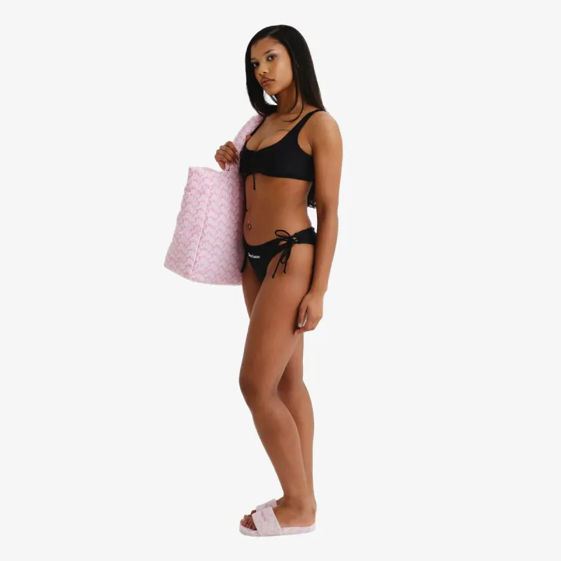 JUICY COUTURE LYCRA BIKINI SET WITH LATTICE DETAILING 