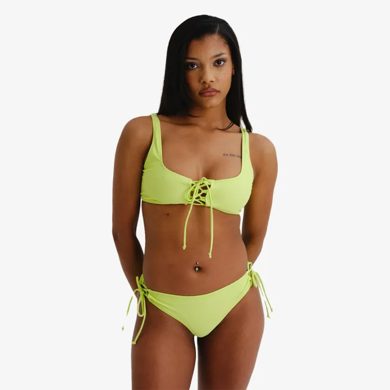 JUICY COUTURE LYCRA BIKINI SET WITH LATTICE DETAILING 
