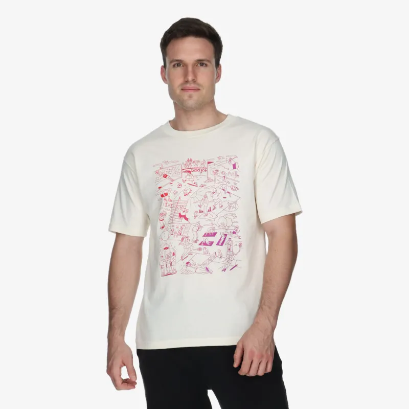 NEW BALANCE Athletics Sports Mural T-Shirt 