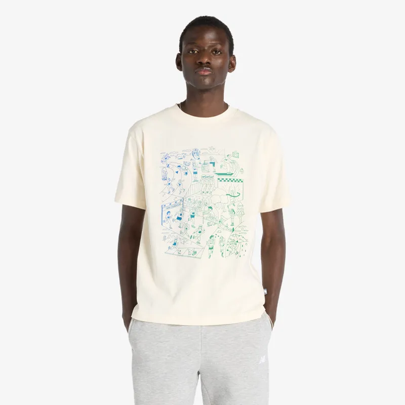 NEW BALANCE Athletics Run Mural T-Shirt 