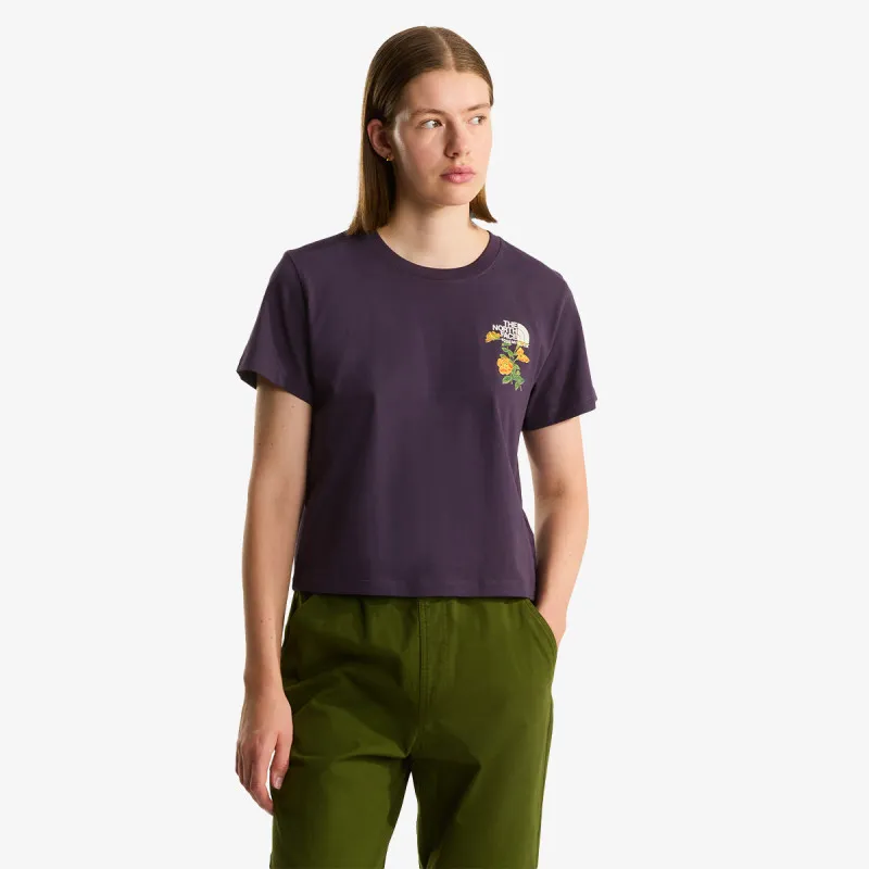 THE NORTH FACE FLORA EMBRO REGULAR SHORT SLEEVE TEE-G 