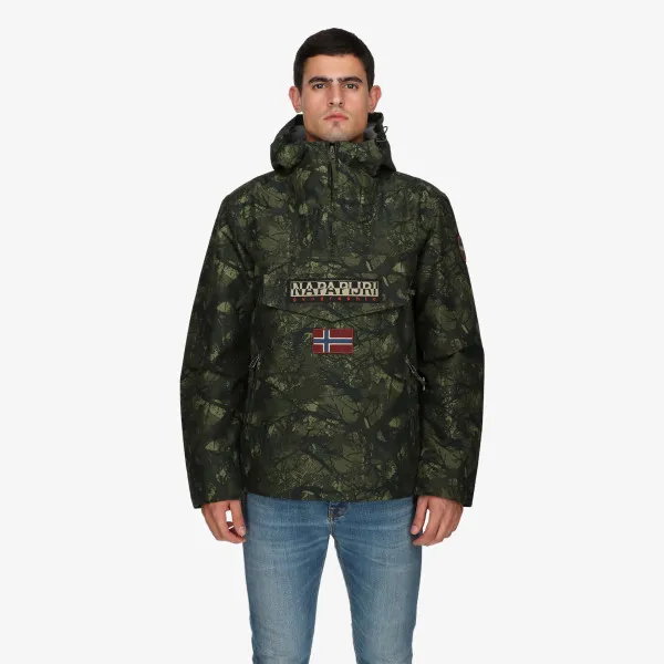 NAPAPIJRI RAINFOREST PKT PRT 2 CAMO GREEN FBN