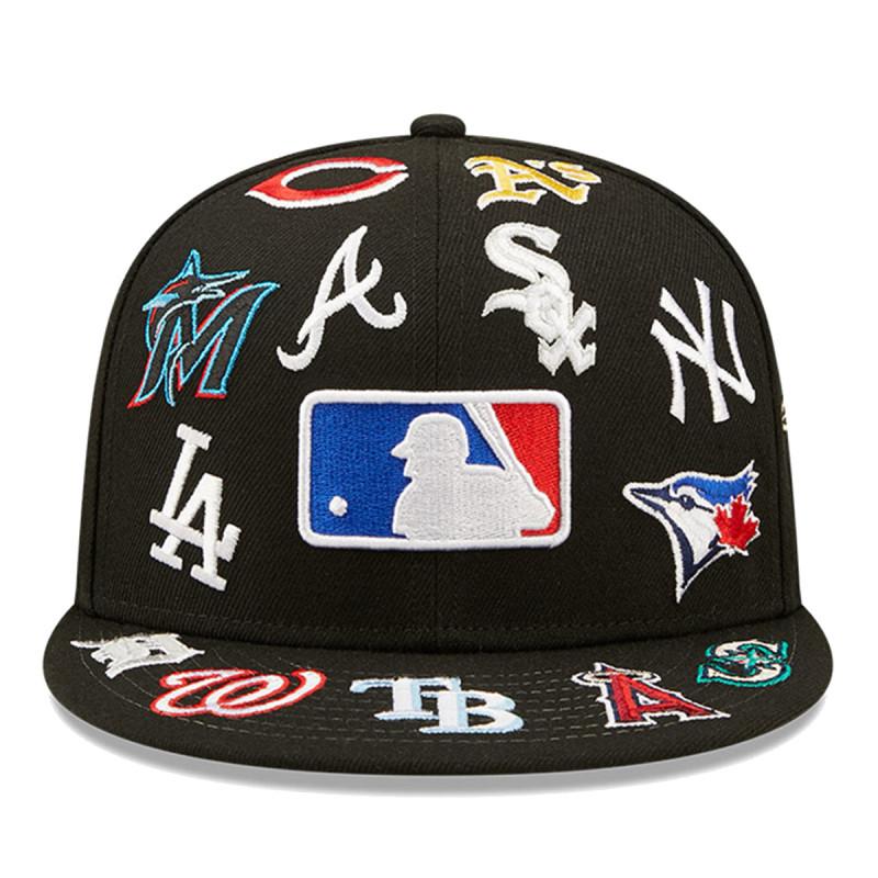 NEW ERA KAPA ALL OVER PATCH 59FIFTY MLBALL 