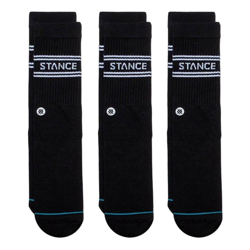 STANCE A556D20SRO-BLK STANCE BASIC  3 PACK CREW 