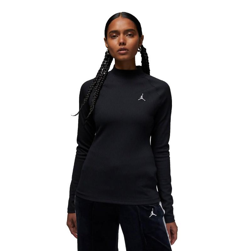 NIKE W J FLIGHT LS RIB TOP 