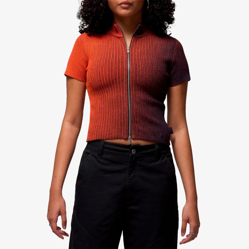 NIKE W J AIR JDN ZIP KNIT TOP 